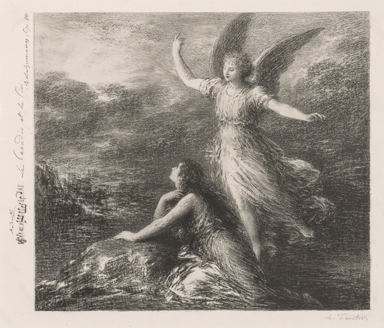Le Paradis et la Péri von Ignace Henri Jean Fantin Latour