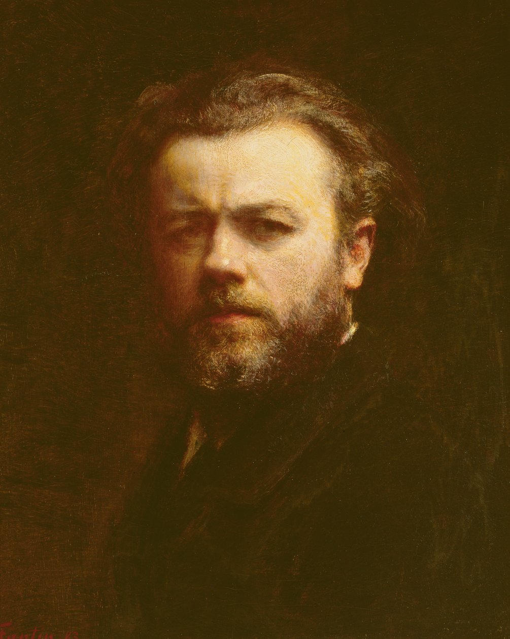 Selbstporträt, 1883 von Ignace Henri Jean Fantin Latour