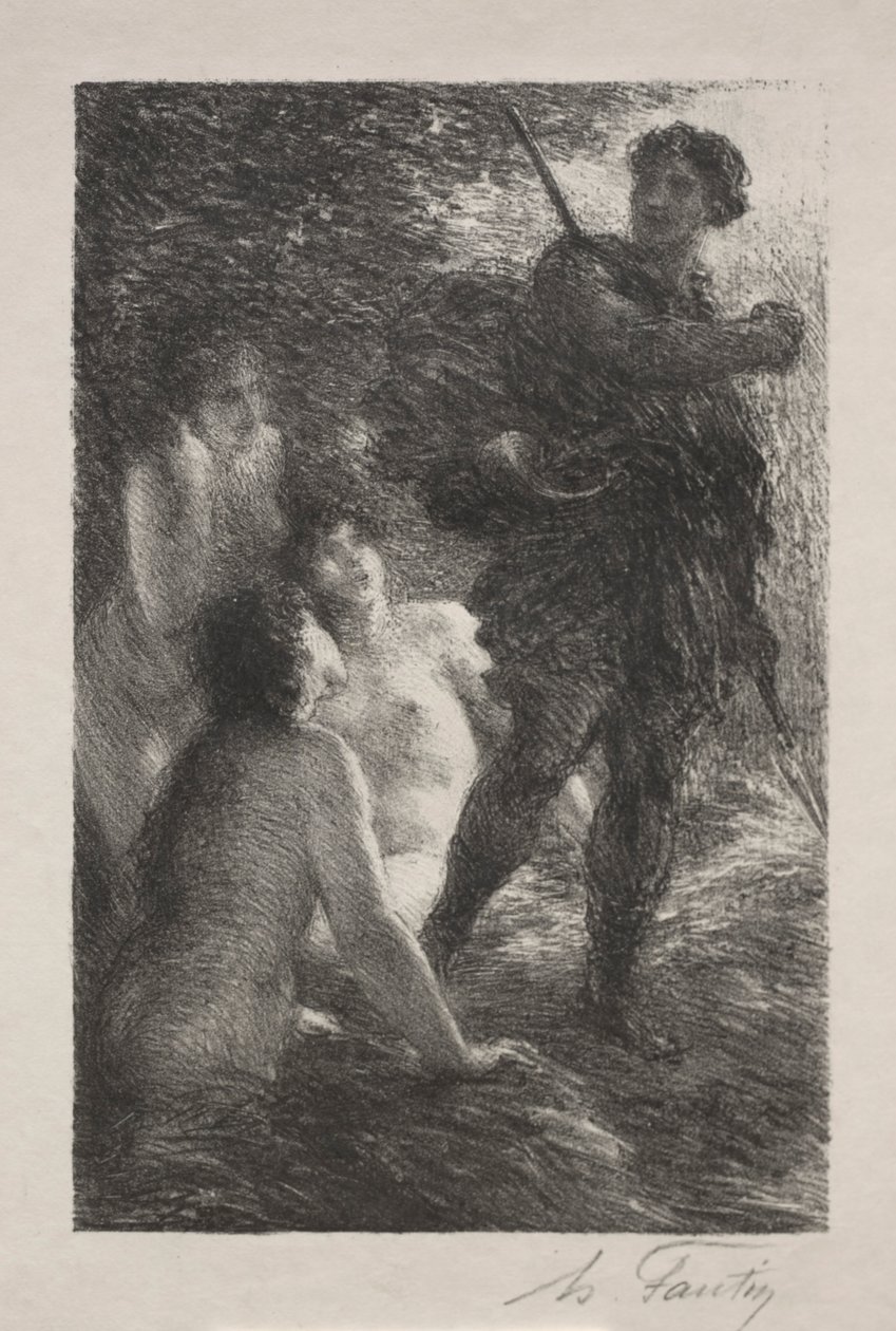 Siegfried und die Töchter des Rheins von Ignace Henri Jean Fantin Latour
