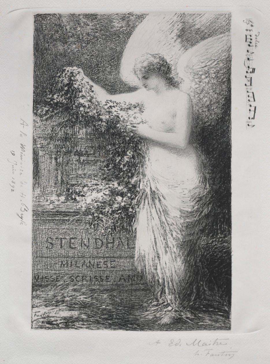 À Stendhal von Ignace Henri Jean Fantin Latour