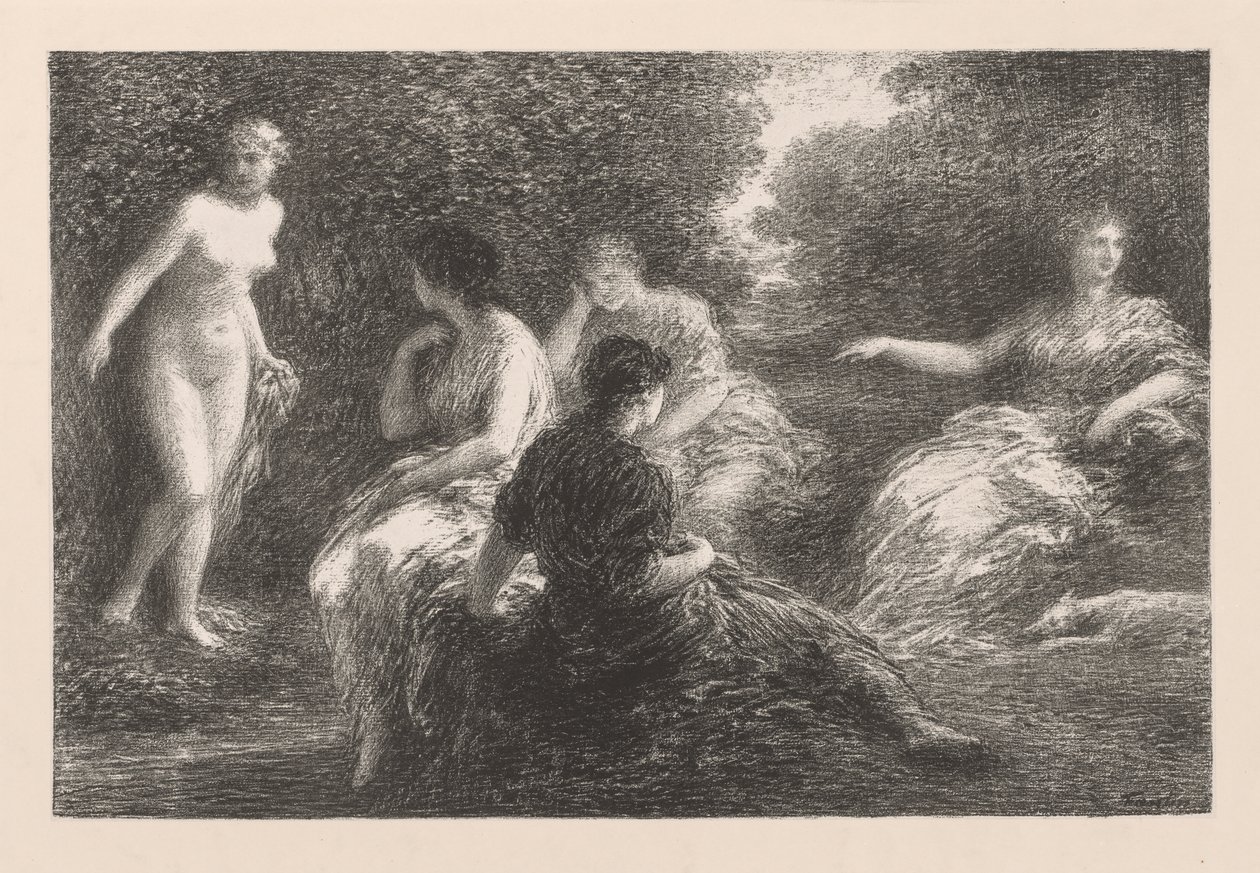Die Badenden, 1896 von Ignace Henri Jean Fantin Latour