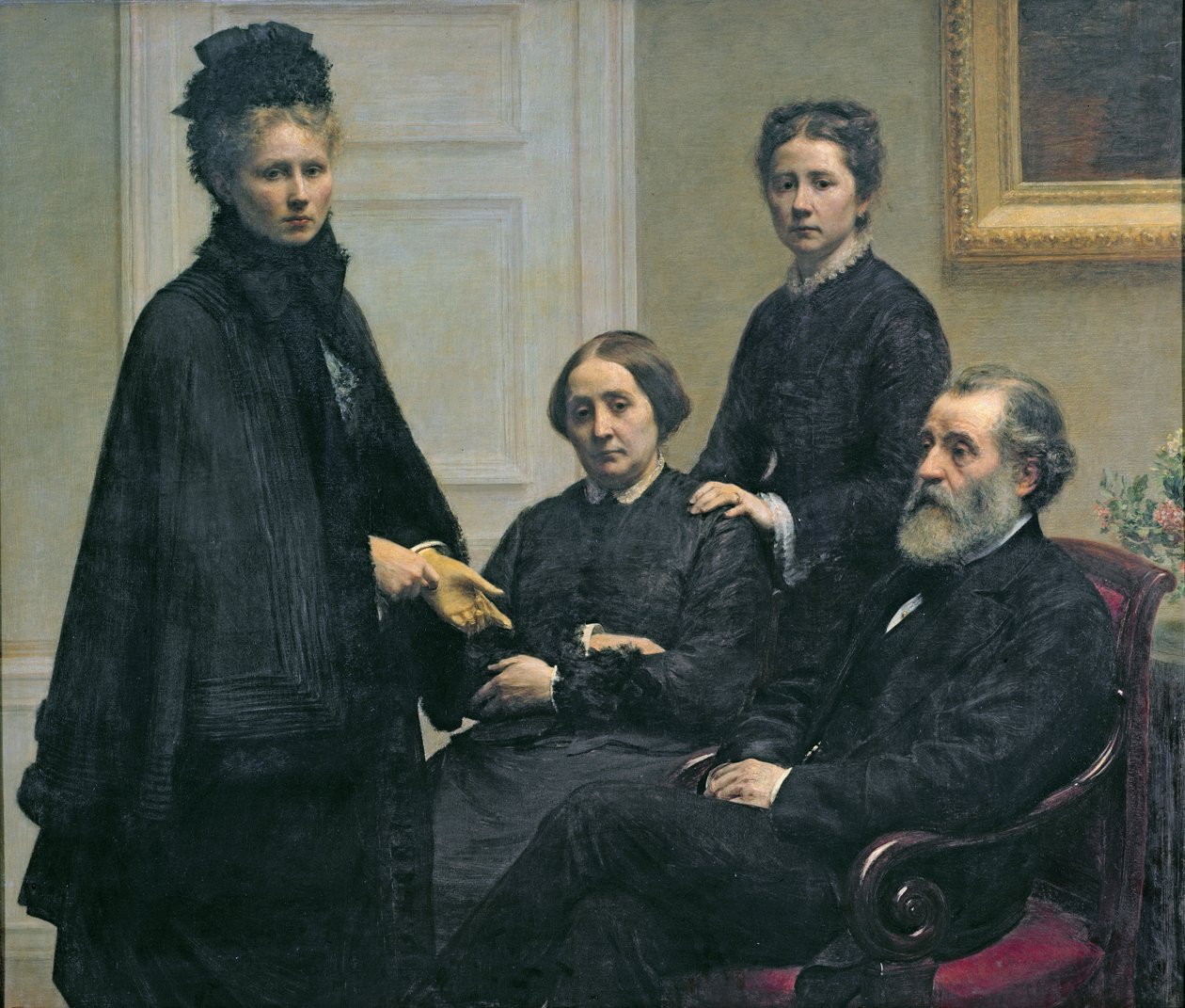 Die Familie Dubourg, 1878 von Ignace Henri Jean Fantin Latour