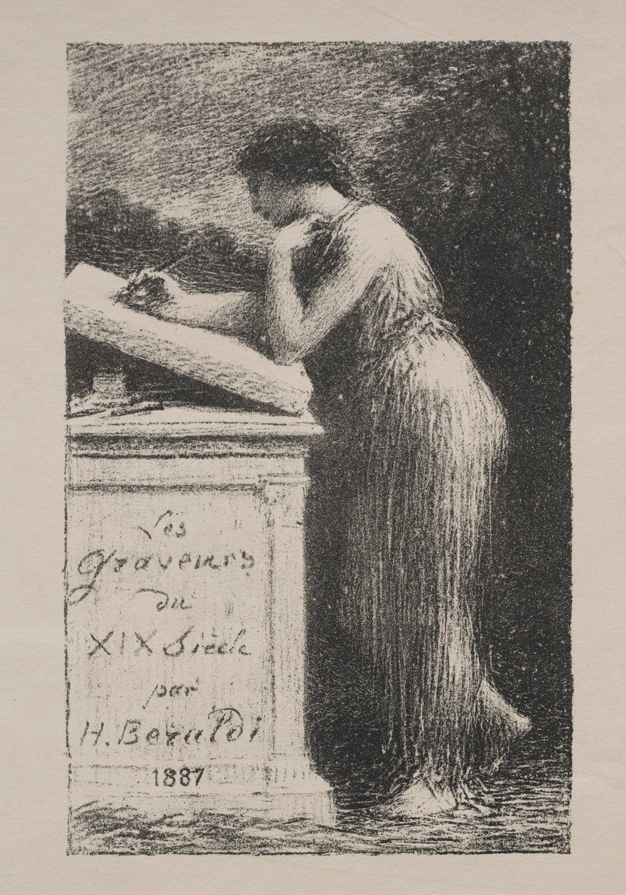 Die Lithographie, 1887 von Ignace Henri Jean Fantin Latour
