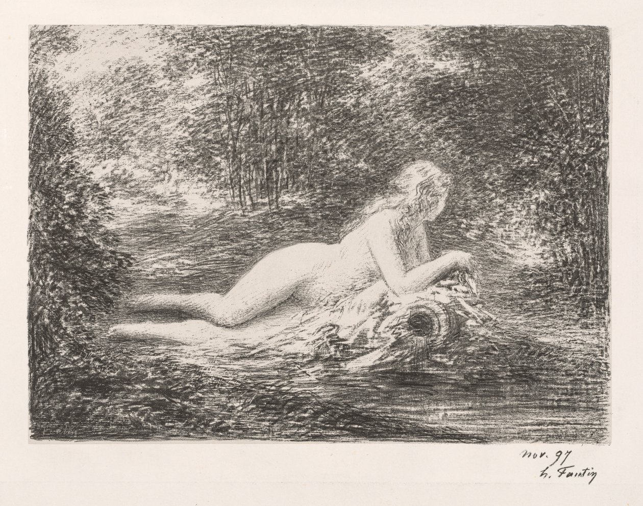 Der Frühling, 1897 von Ignace Henri Jean Fantin Latour