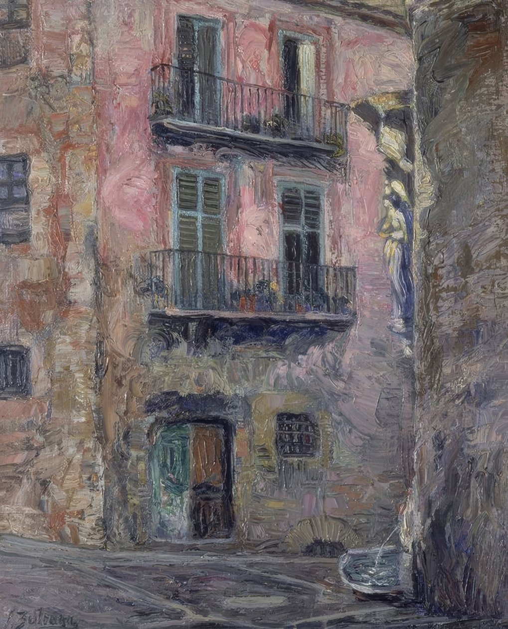 Straße des Engels von Girona von Ignacio Zuloaga y Zabaleta