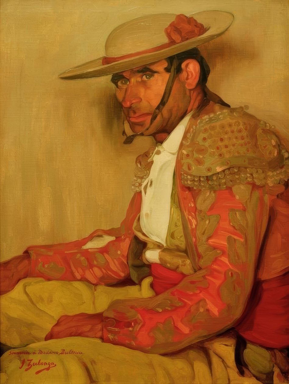 Porträt des Picadors El Coriano von Ignacio Zuloaga y Zabaleta