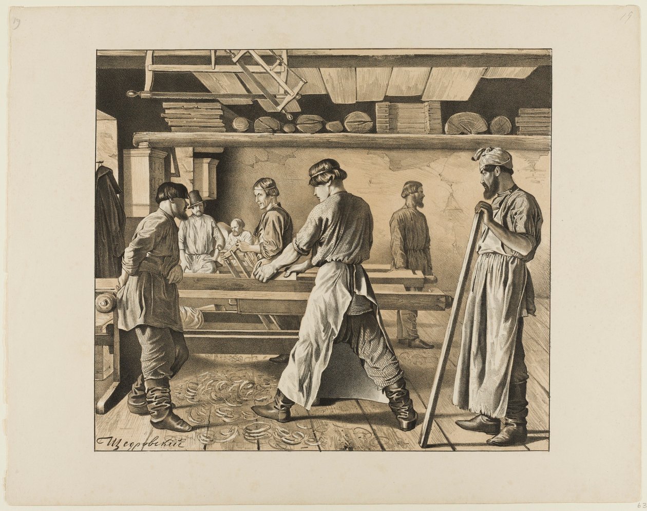 Szenen aus dem russischen Volksleben von Ignatii Stepanovich Shchedrovskii