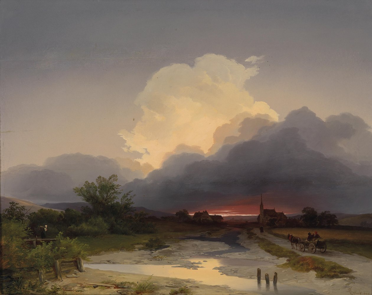 Heimkehr im Abendrot von Ignaz Raffalt