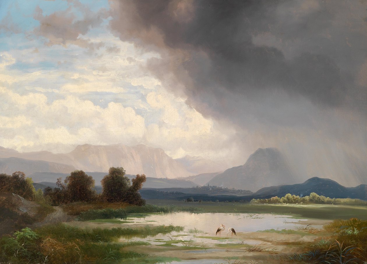 Karawankenlandschaft von Ignaz Raffalt