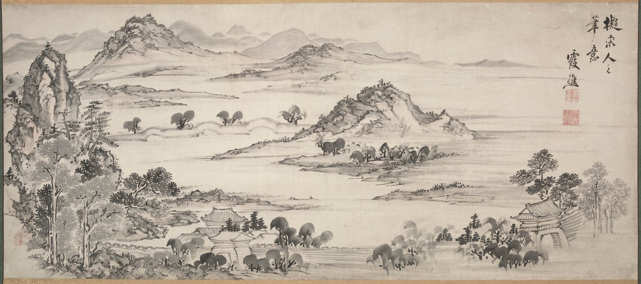 Blick auf den Westsee, 1700er von Taiga Ike