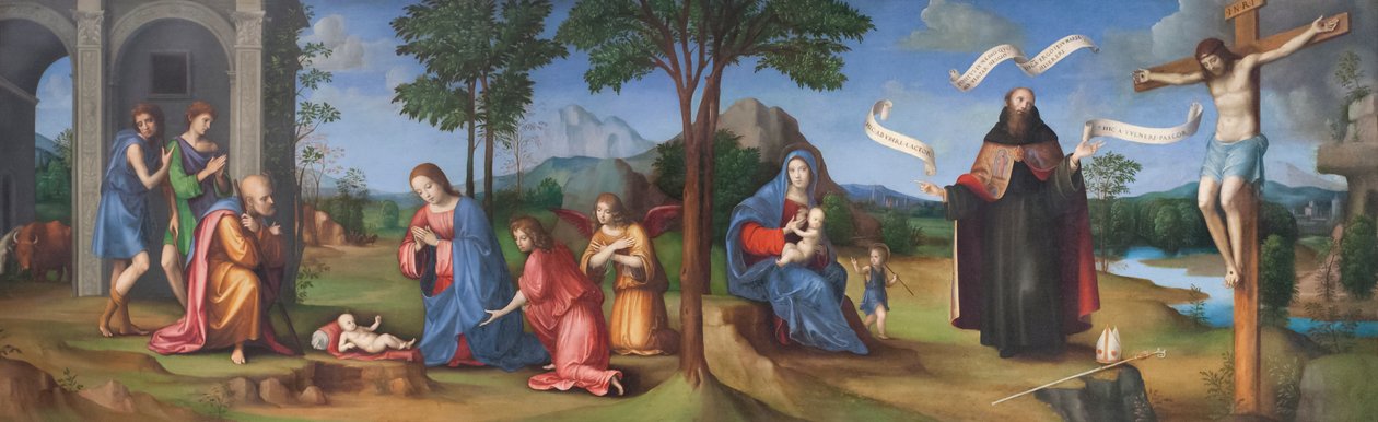 Vision des Heiligen Augustinus von Il (1450-1517) Francia