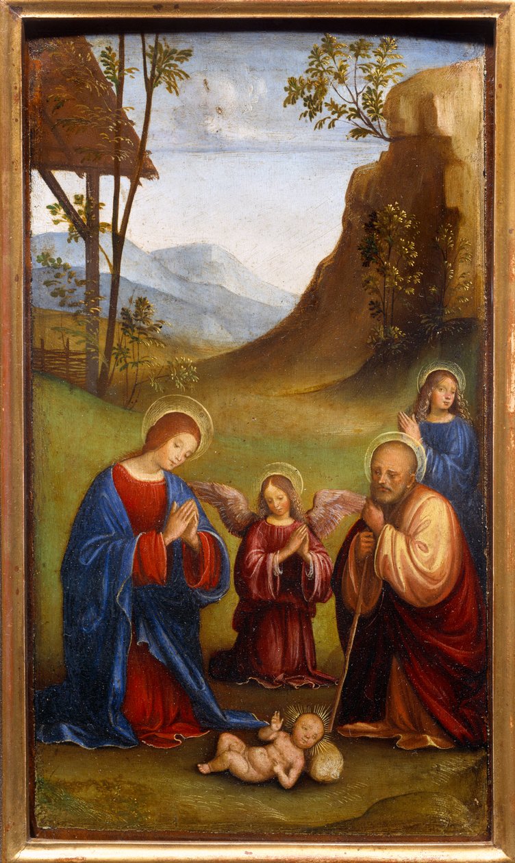 Anbetung des Kindes von Il  Francia