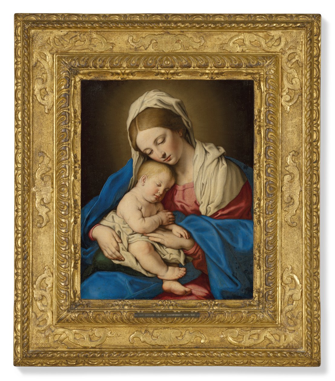 Madonna mit Kind von Il (1609-85) Sassoferrato