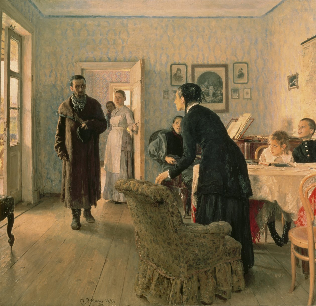 Unerwartet, 1884-88 von Ilya Efimovich Repin