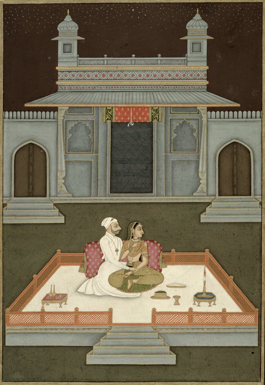 In. 65.3 Raga Dipaka, ca. 1760 von Indian School