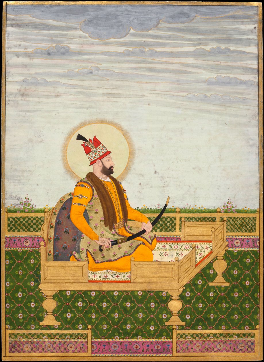 Porträt von Nader Schah von Indian Art