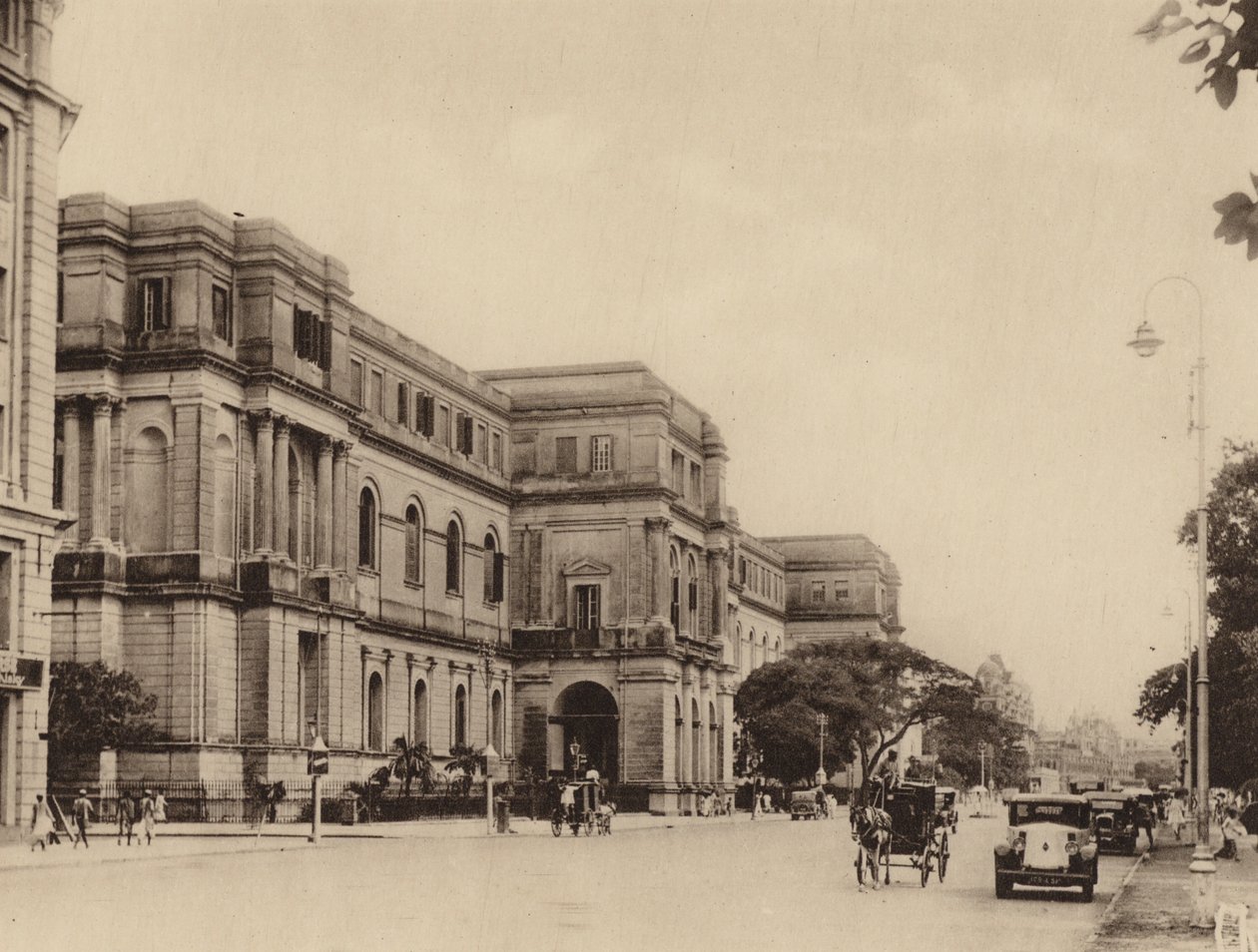 Das Indian Museum und die Chowringhee Road, Blick nach Süden von Indian photographer