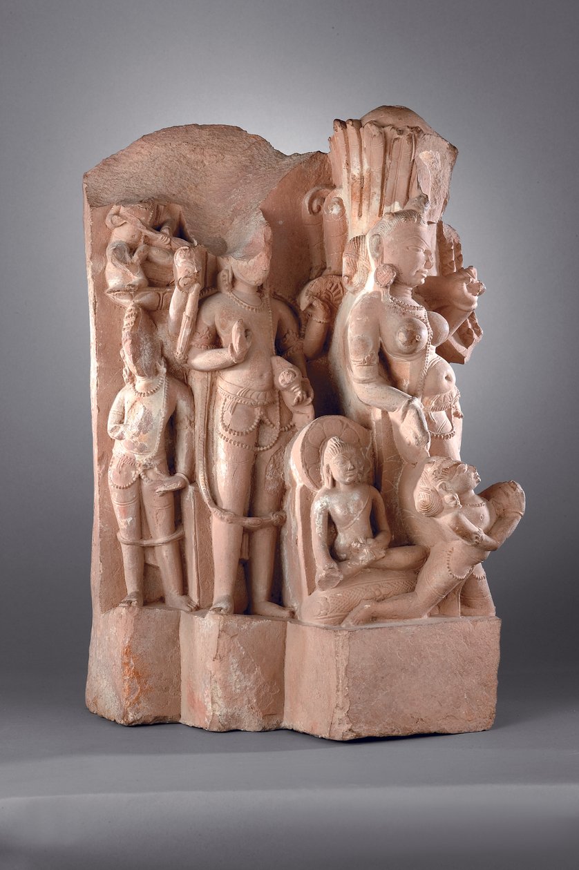 Begleiter von Vishnu mit Gada, 10.-11. Jahrhundert von Indian School