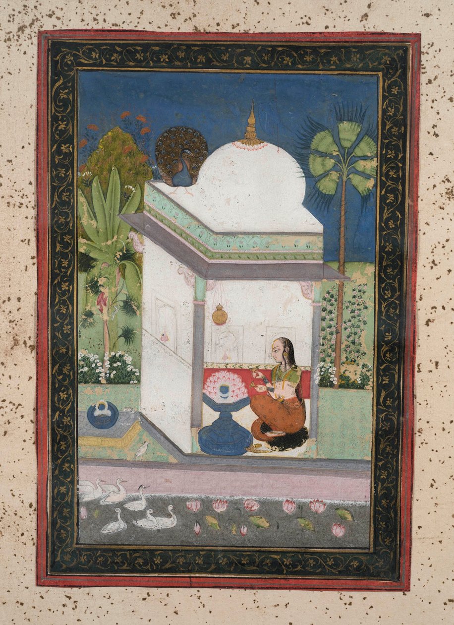 Bhairavi Ragini, ca. 1790 von Indian School