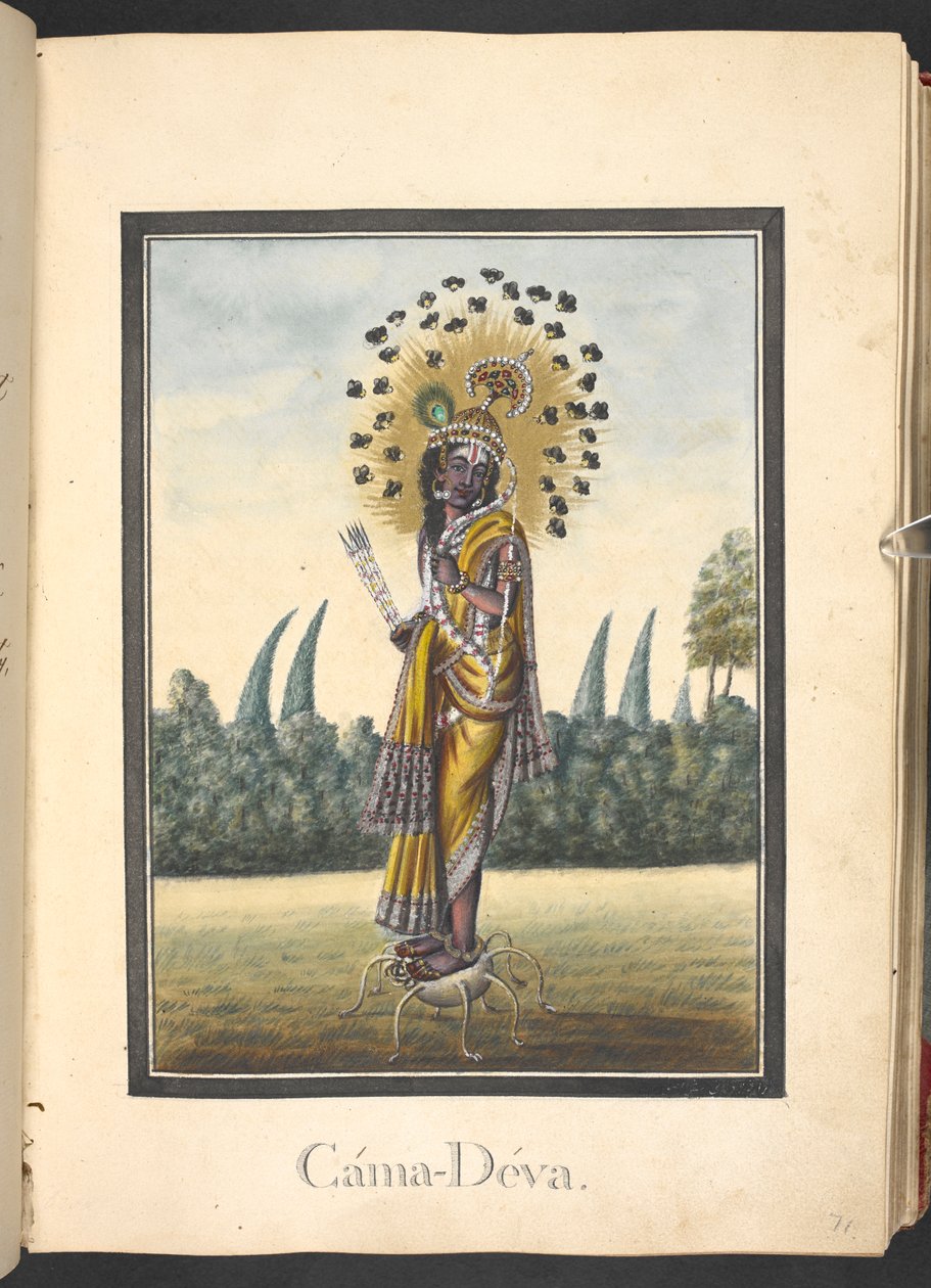 Kamadeva, der Gott der Liebe von Indian School