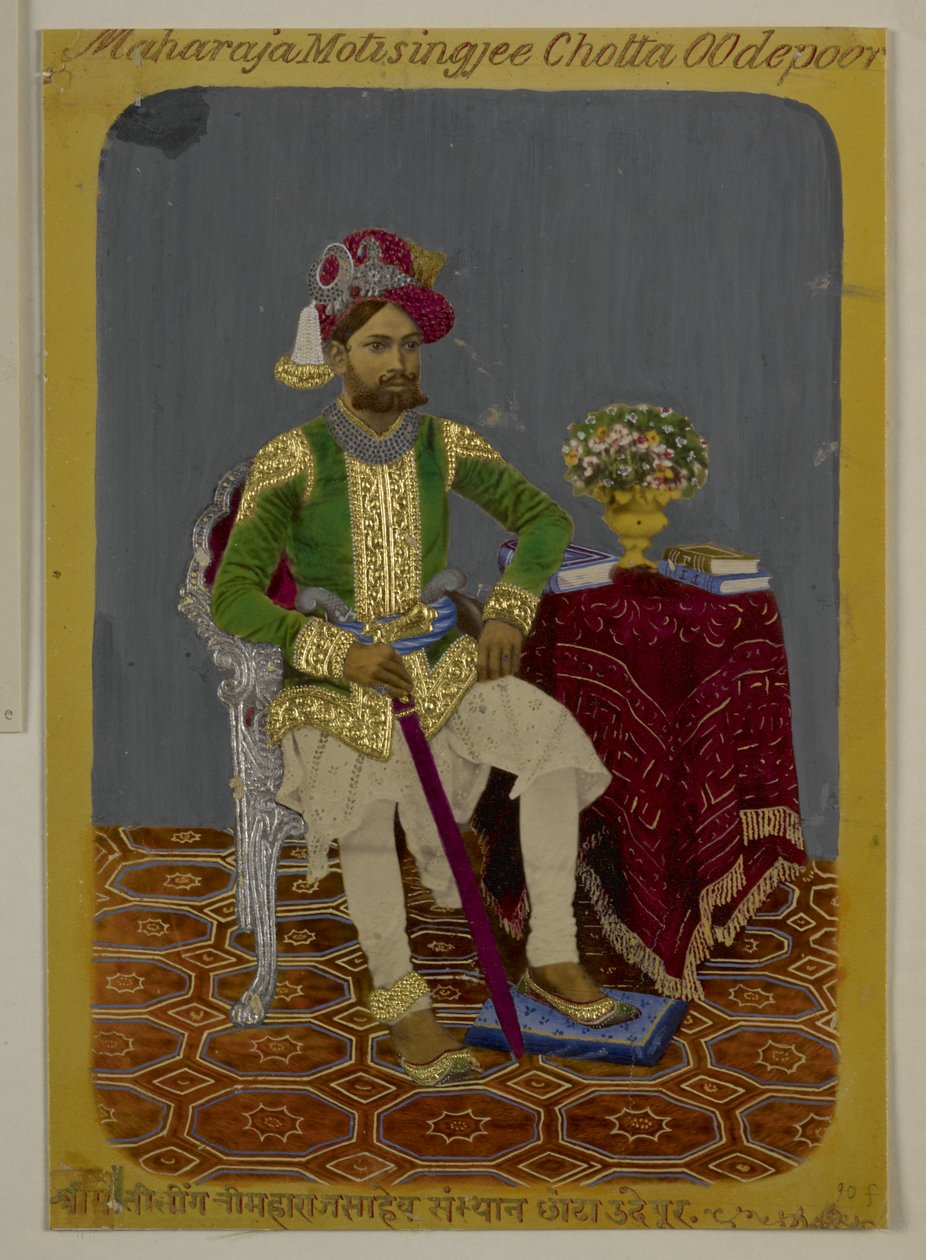 Moti Singh von Udaipur, ca. 1870 von Indian School