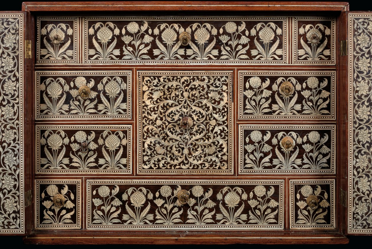 Mughal-Schrank, Gujarat oder Sindh, Westindien von Indian School
