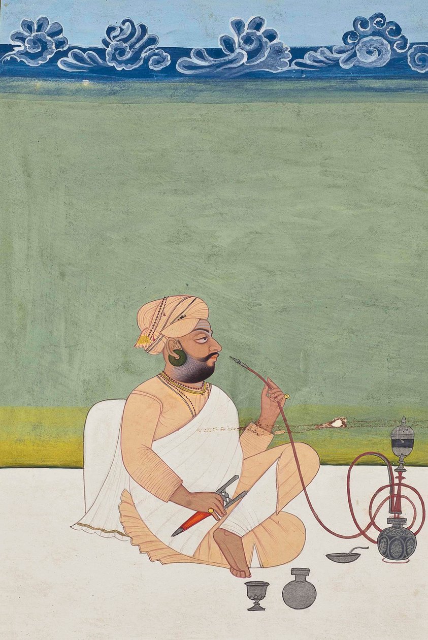 Porträt eines Khanphata-Yogi, ca. 1800 von Indian School