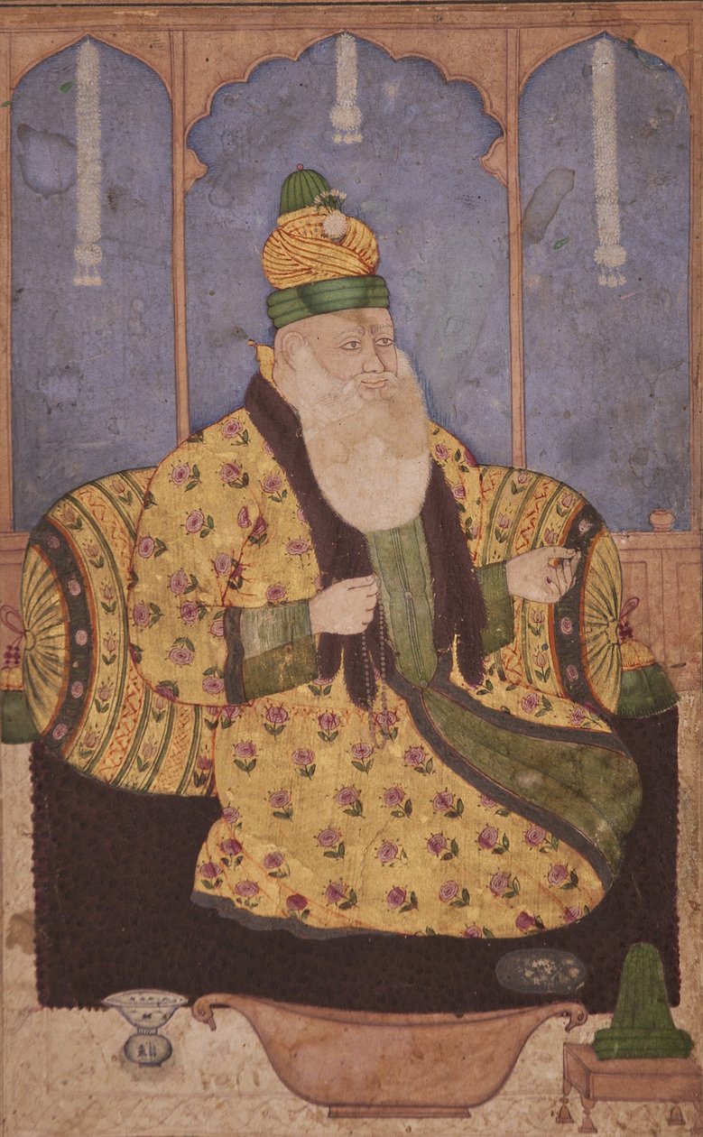 Porträt eines Sufi-Scheichs von Indian School