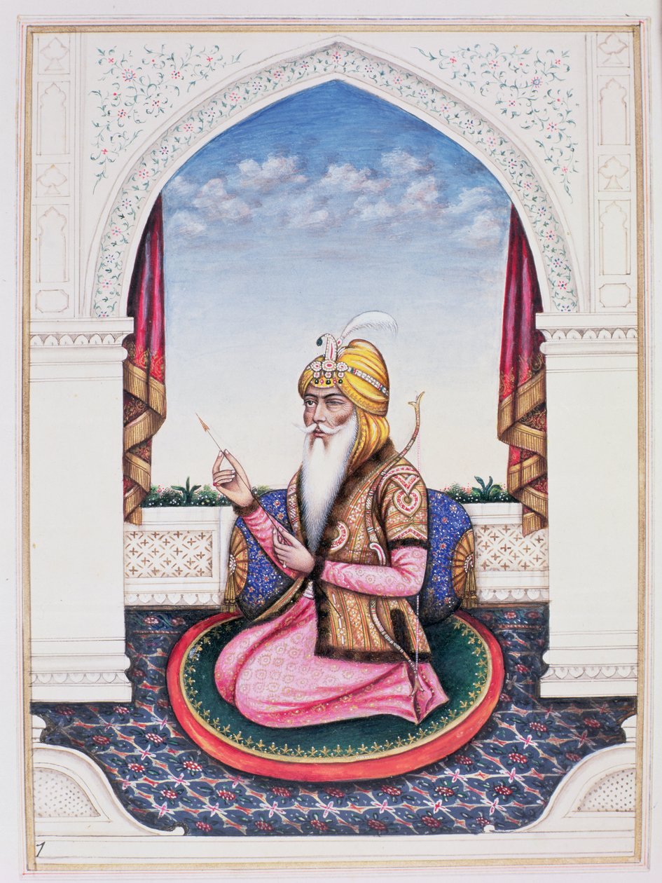 Ranjit Singh (1780-1839) Maharadscha von Punjab von Indian School