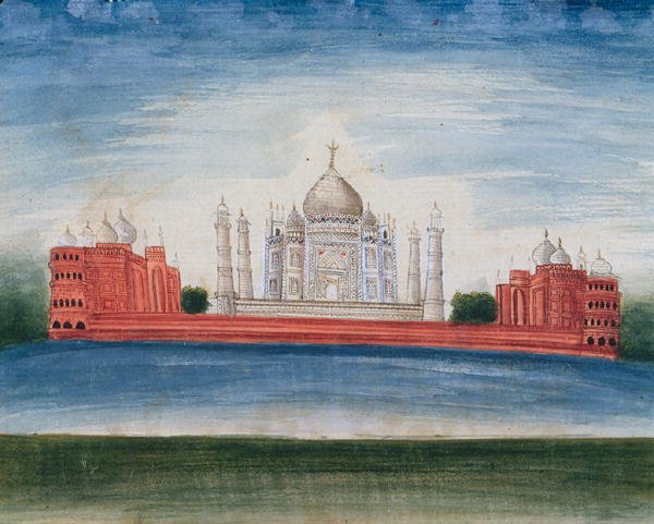 Das Taj Mahal in Agra von Indian School