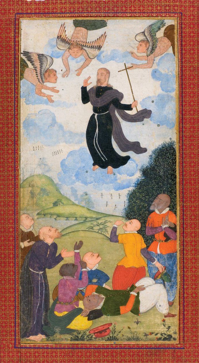 Die Himmelfahrt Jesu in der Gestalt eines Priesters von Indian School