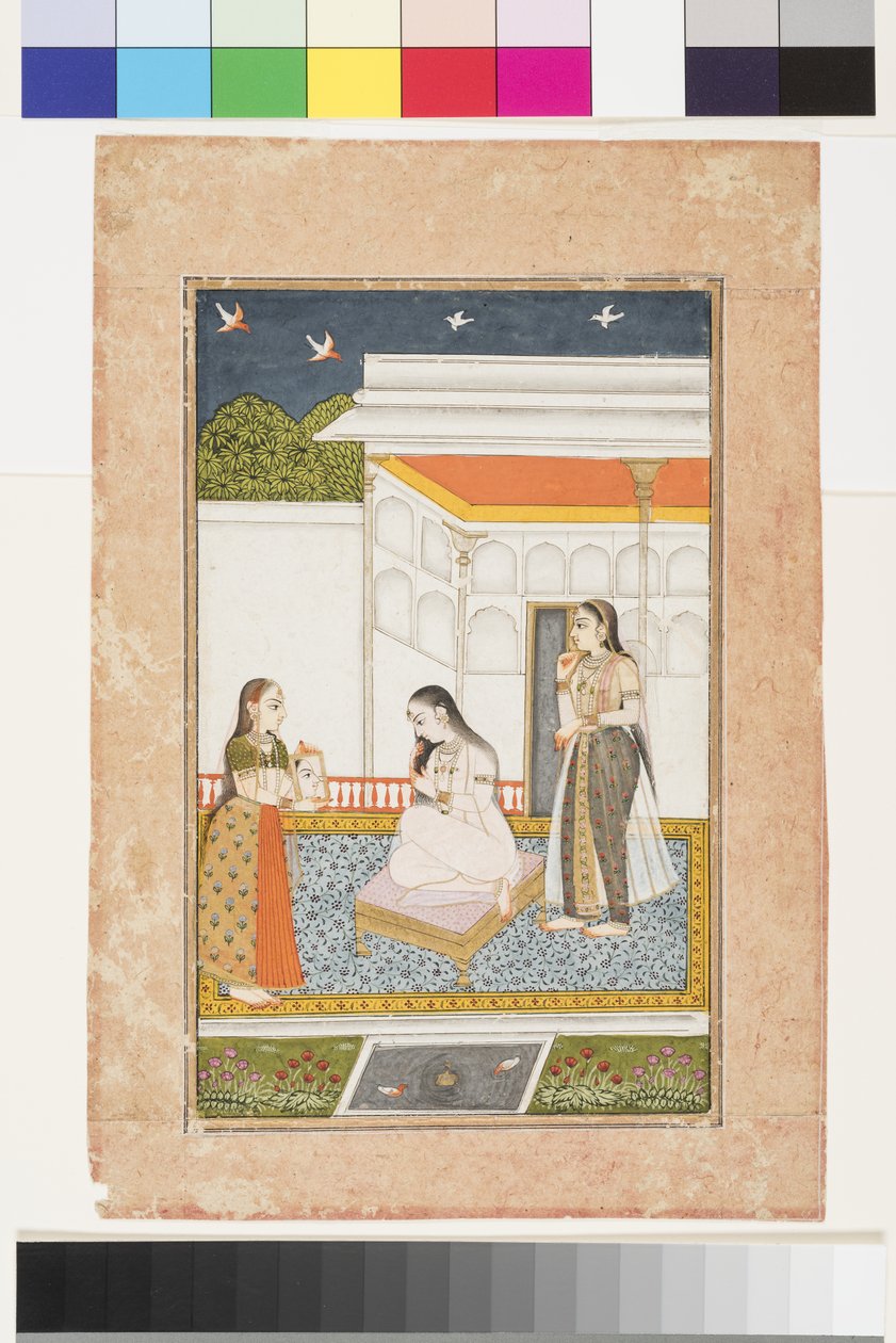 Vilaval Ragini von Hindol, ca. 1745 von Indian School