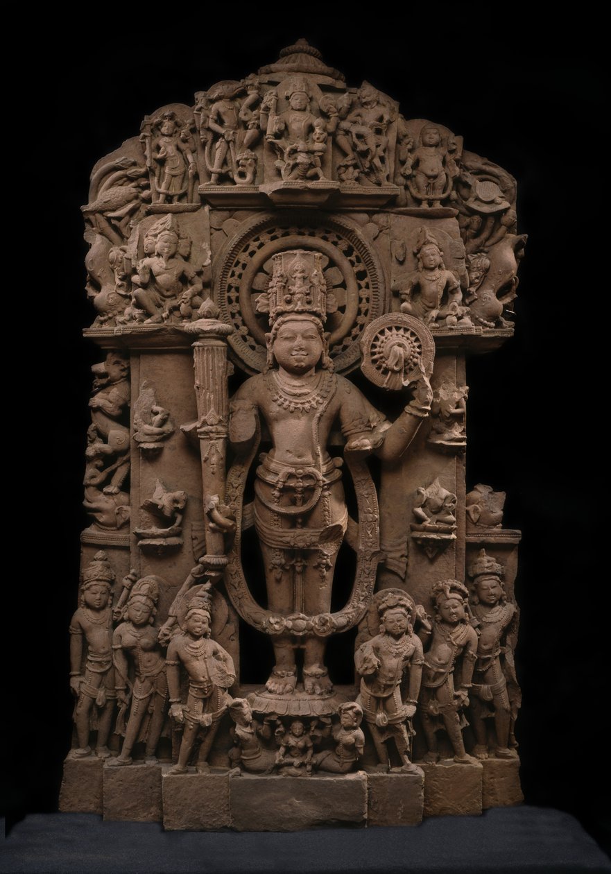 Vishnu und seine Avatare, ca. 10. Jahrhundert von Indian School