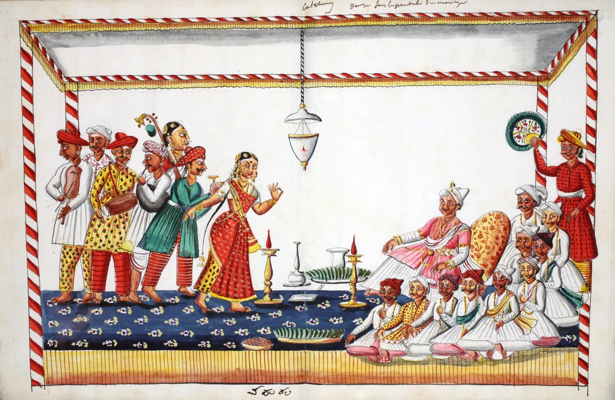 Hochzeitszeremonie von Indian School