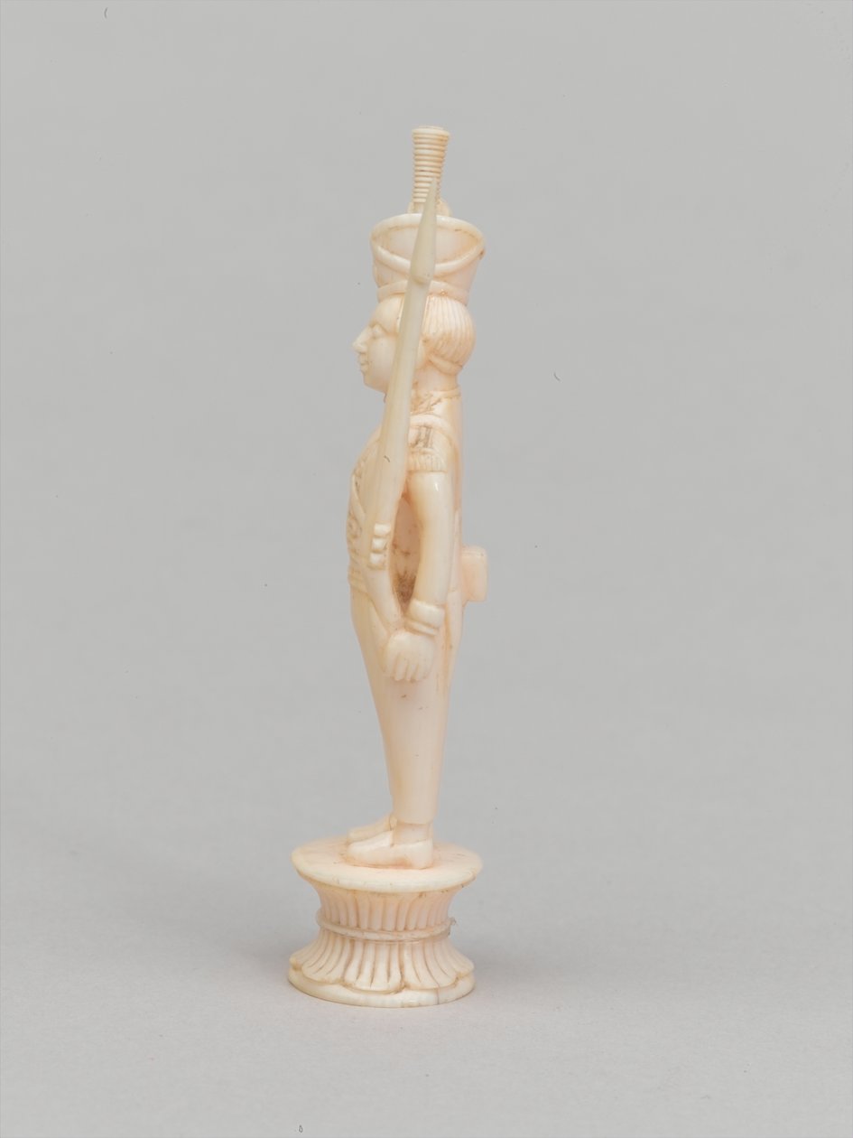 Weißer Bauer, Schachfigur, Indien, ca. 1820 von Indian School