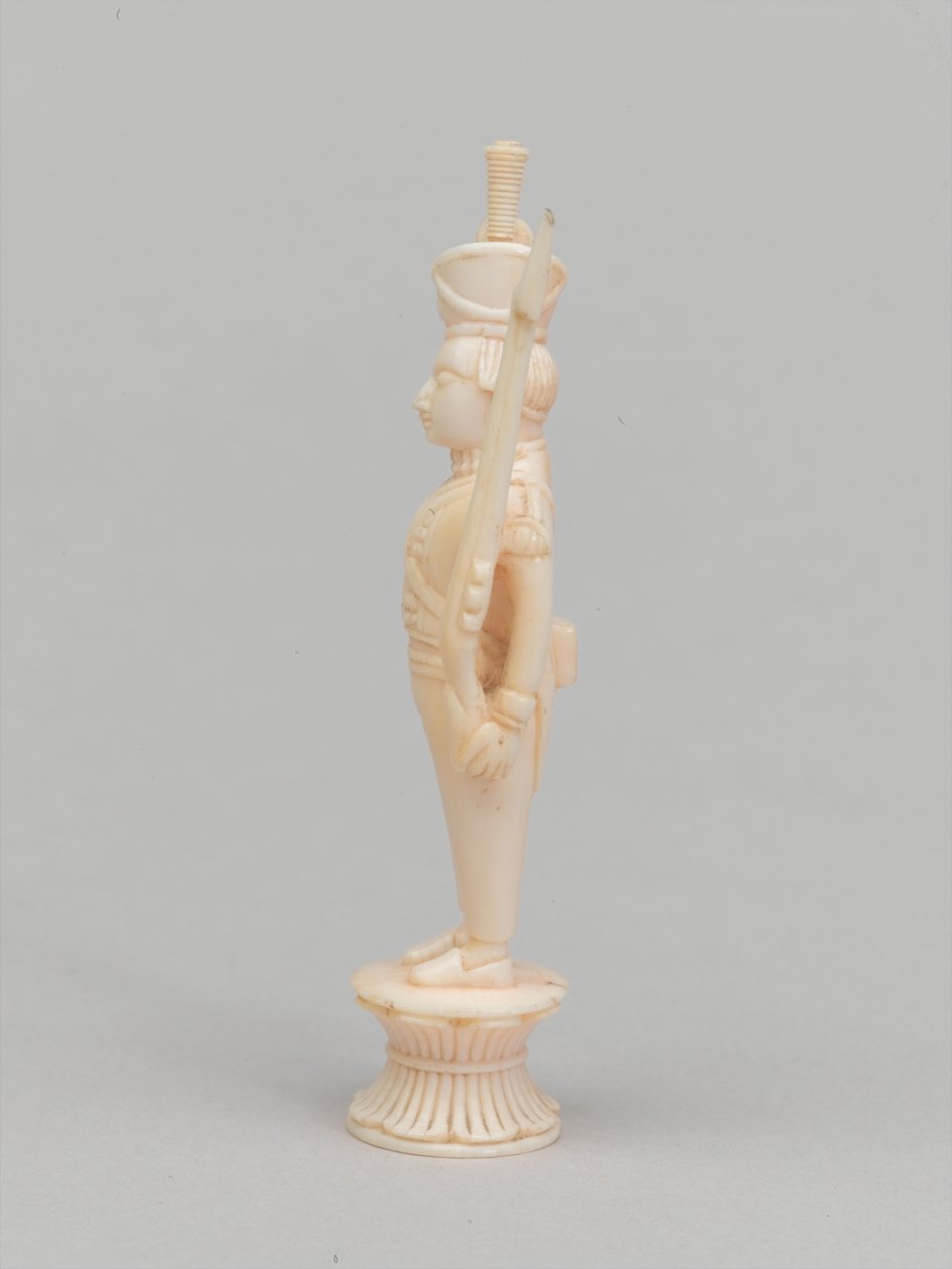 Weißer Bauer, Schachfigur, Indien, ca. 1820 von Indian School