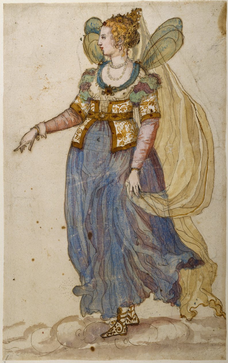 Dame in Maskerade von Inigo Jones