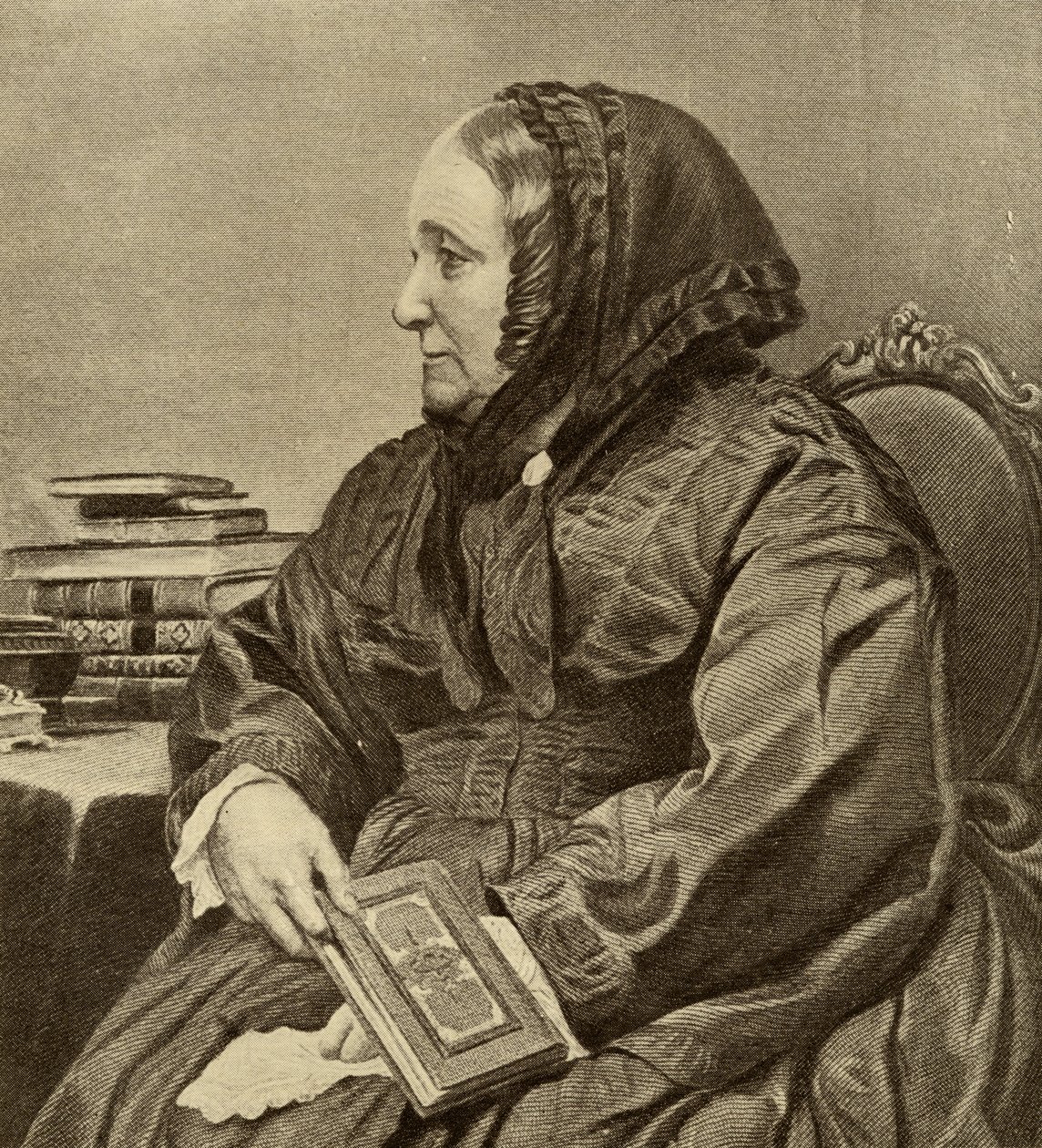 Anna Brownwell Jameson (1794-1860) von Irish School