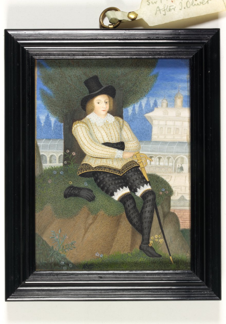 Ein Gentleman traditionell als Sir Philip Sydney identifiziert von Isaac (after) Oliver