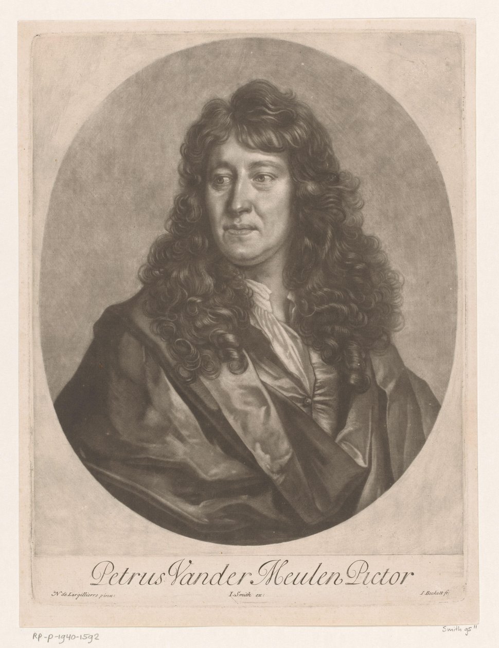 Porträt von Pieter van der Meulen von Isaac Beckett