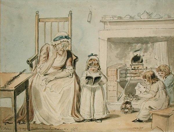 Eine Dameschule von Isaac Cruikshank