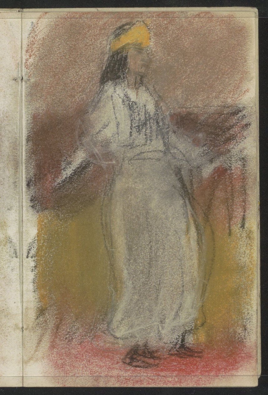 Stehende Frau in orientalischer Kleidung von Isaac Israels