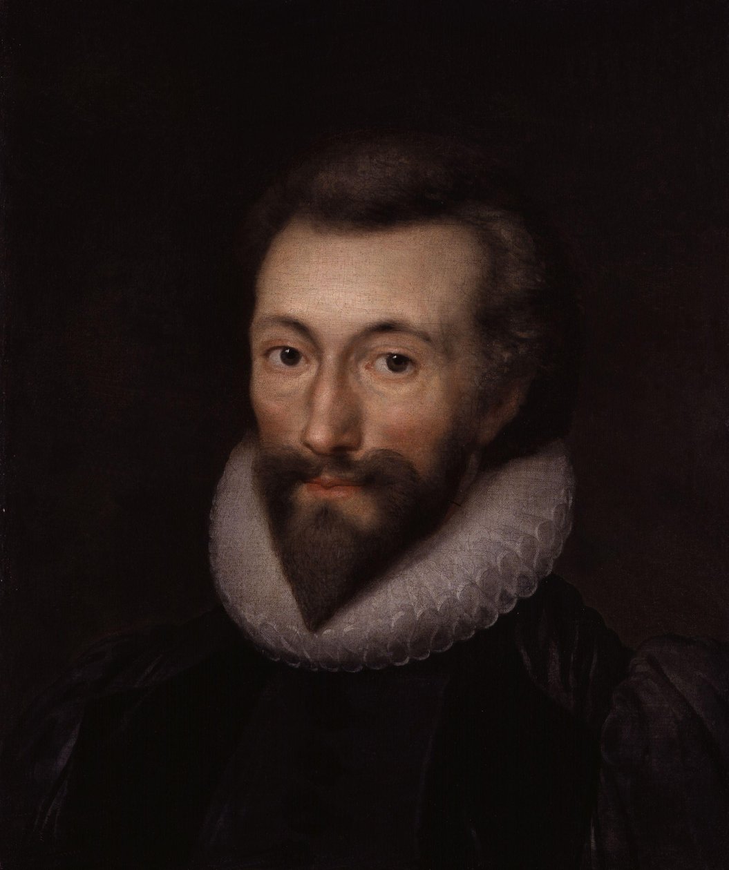 Porträt von John Donne von Isaac Oliver