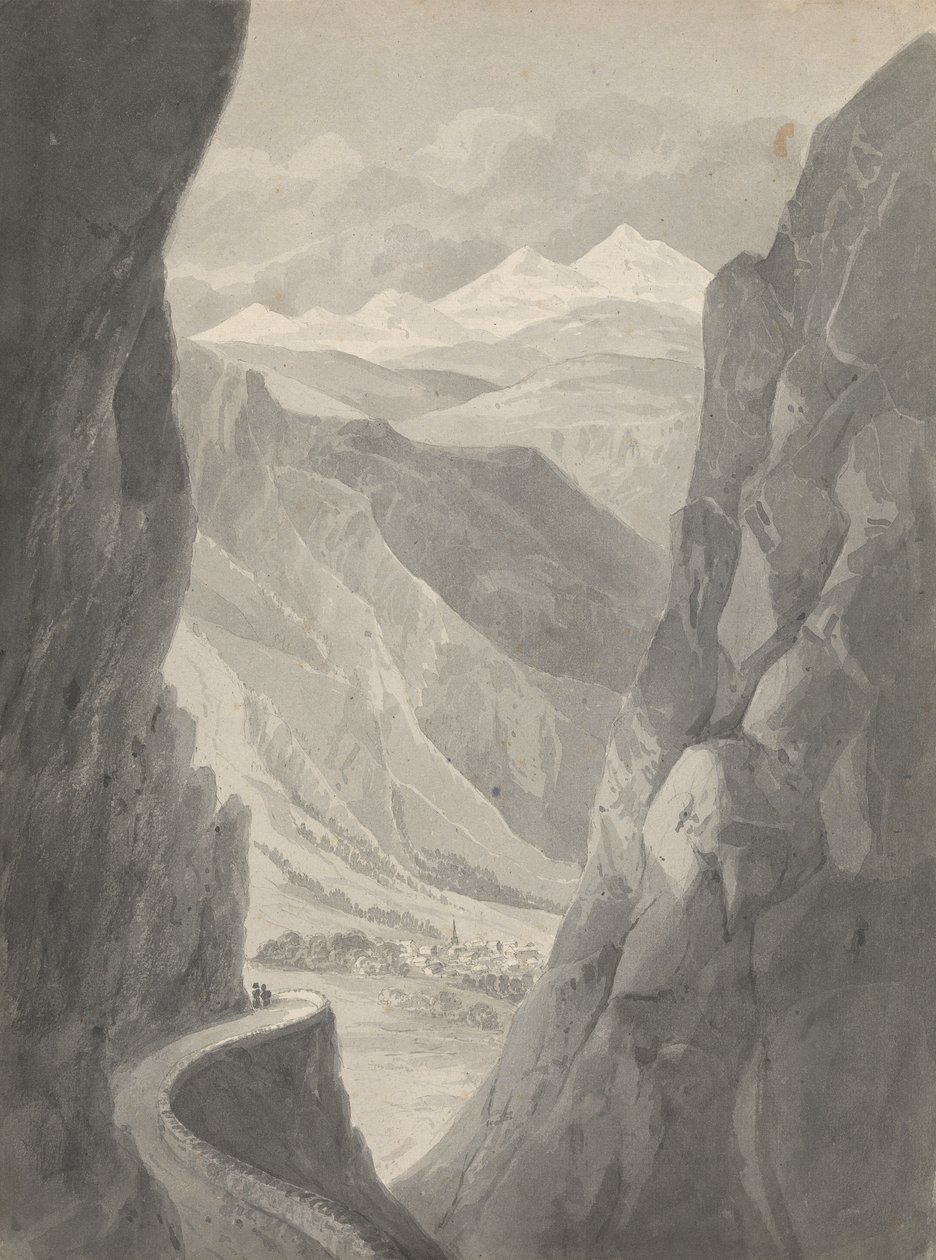 Gemmi-Pass / Abstieg nach Leukerbad (Schweiz) von Isaac Weld