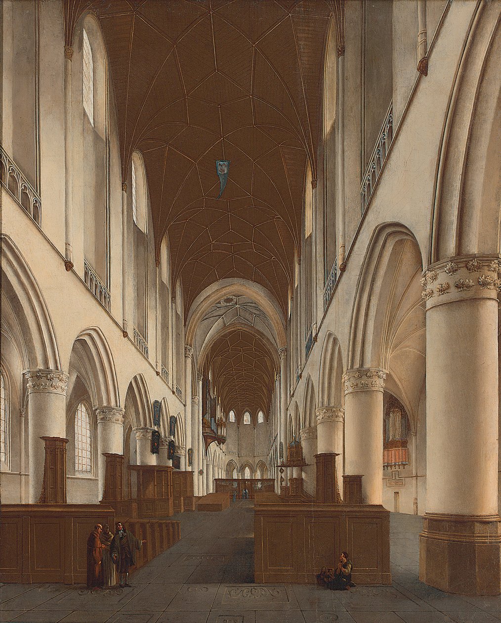 Die Kirche des Heiligen Bavo in Haarlem von Isaac van Nickele
