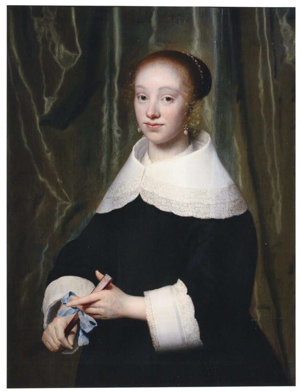 Porträt von Esther Bary (1630-1696), ca. 1652, Braut von Jan Hendrik Lestevenon von Isaack Luttichuys