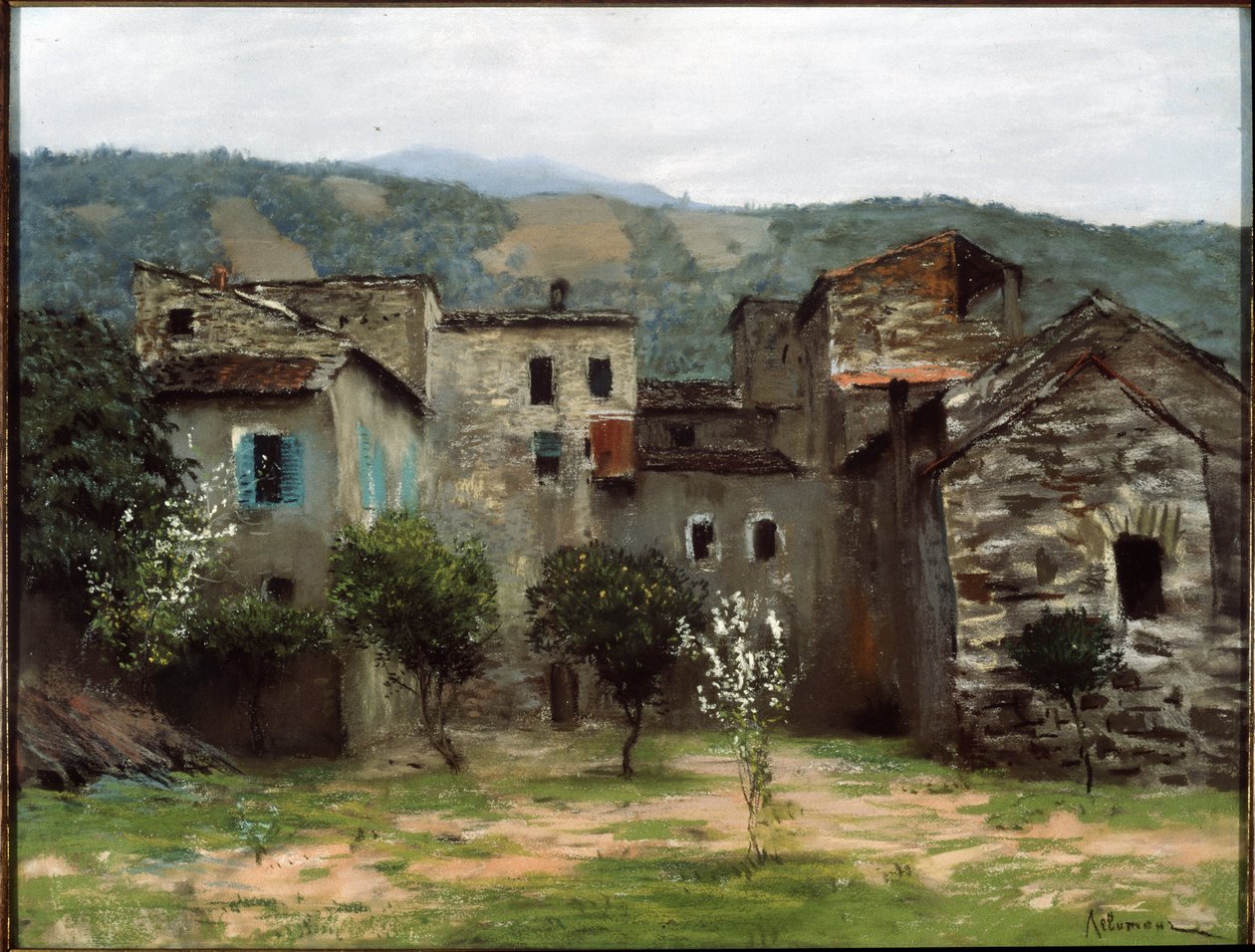 Nahe Bordighera, im Norden Italiens von Isaak Ilyich Levitan