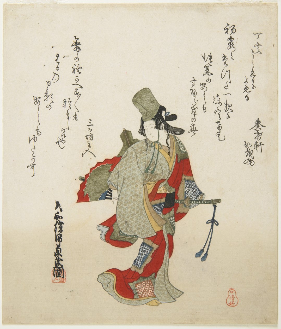 (Tänzerin), 19. Jahrhundert von Ishi Matora