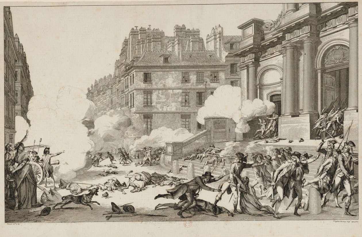 13 Vendémiaire. Napoleon Bonapartes Niederschlagung des royalistischen Aufstands in Paris von Isidore Stanislas Helman