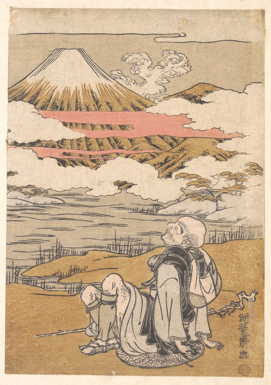 Fuji-mi Saigyo von Isoda Koryusai